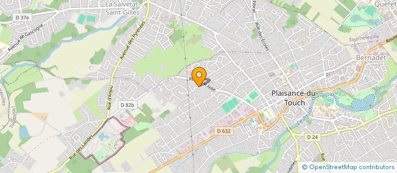 localisation de l'entreprise SCI CHAZE  PLAISANCE-DU-TOUCH