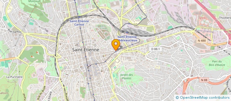 localisation de l'entreprise SCI CHAZELLE  SAINT-ETIENNE