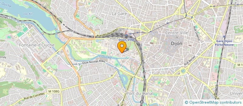localisation de l'entreprise SCI CHAZO à DIJON