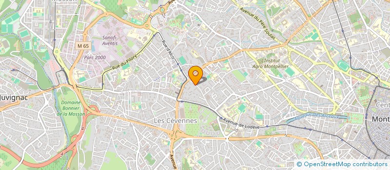 localisation de l'entreprise SCI CHAZOT à MONTPELLIER