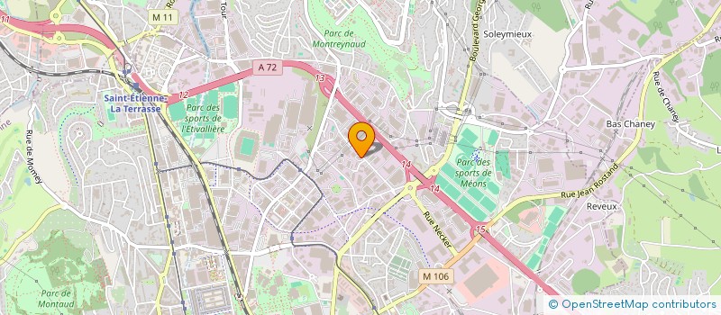 localisation de l'entreprise SCI CHAZOT DE BOUDARD  SAINT-ETIENNE