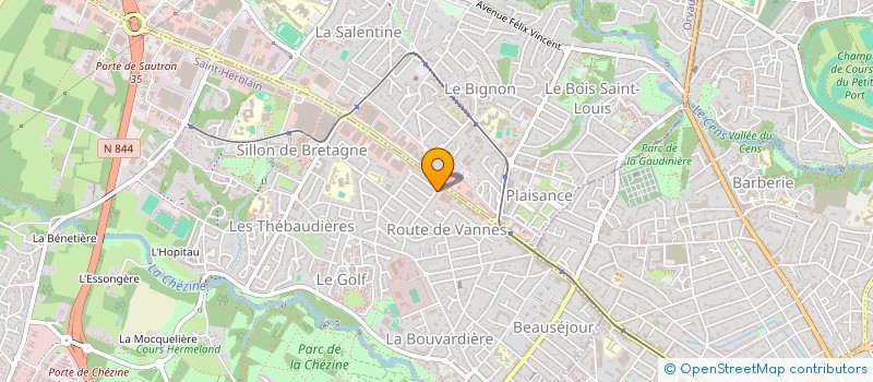 localisation de l'entreprise SCI CHAZOT DELCAMBRE  SAINT-HERBLAIN