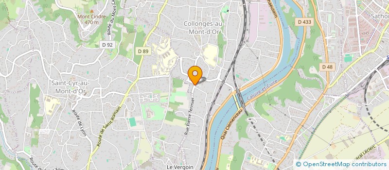 localisation de l'entreprise SCI CHCG IMMO  COLLONGES-AU-MONT-D'OR