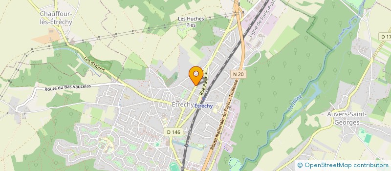 localisation de l'entreprise SCI CHEBAL  ETRECHY