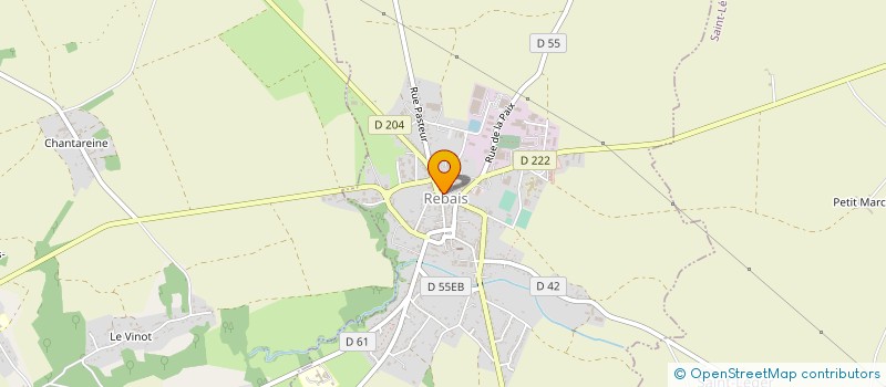 localisation de l'entreprise SCI CHEBAUT FB  REBAIS