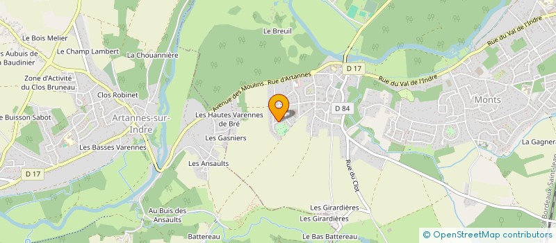 localisation de l'entreprise SCI CHEBRET  MONTS