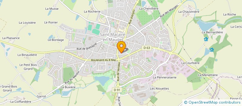 localisation de l'entreprise SCI CHEC TWO à SEVREMOINE