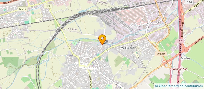 localisation de l'entreprise SCI CHECA  TOULOUGES