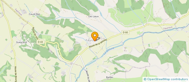 localisation de l'entreprise SCI CHECCHIN-GONZALES  FAUROUX