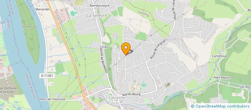 localisation de l'entreprise SCI CHECHE  CARIGNAN-DE-BORDEAUX