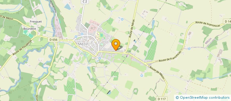 localisation de l'entreprise SCI CHECHIN C.M.  MEZIN