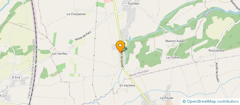 localisation de l'entreprise SCI CHECOM  REVEL-TOURDAN