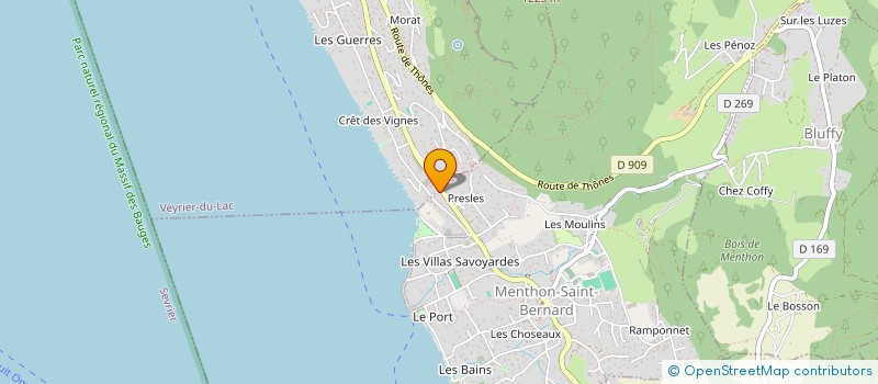 localisation de l'entreprise SCI CHEDAL  FOURAS