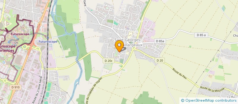 localisation de l'entreprise SCI CHEDEVERGNE  BEAUMONT SAINT-CYR