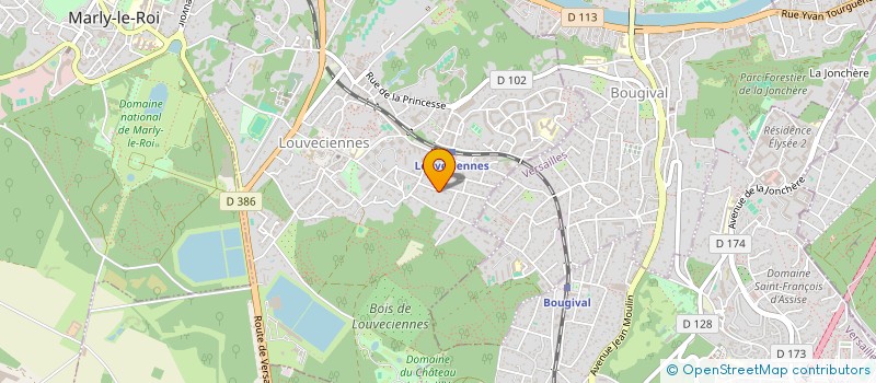 localisation de l'entreprise SCI CHEDLO  LOUVECIENNES