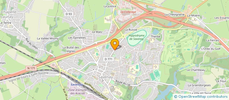 localisation de l'entreprise SCI CHEDRU  SAVENAY