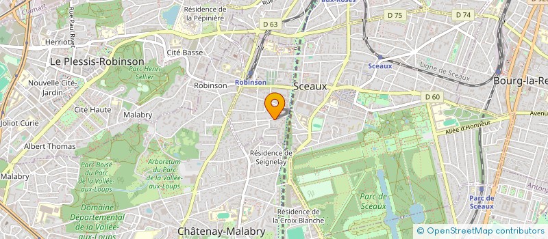 localisation de l'entreprise SCI CHEETAH à SCEAUX