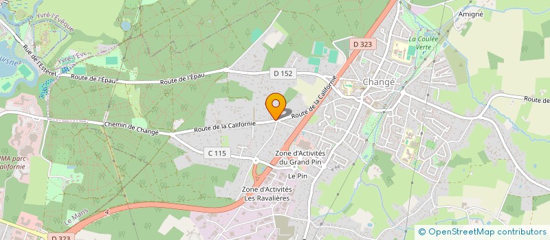 localisation de l'entreprise SCI CHEFCHEF  CHANGE