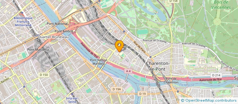 localisation de l'entreprise SCI CHEKMAZAL  CHARENTON-LE-PONT