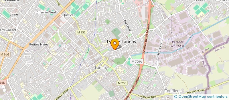 localisation de l'entreprise SCI CHELALI  LYS-LEZ-LANNOY