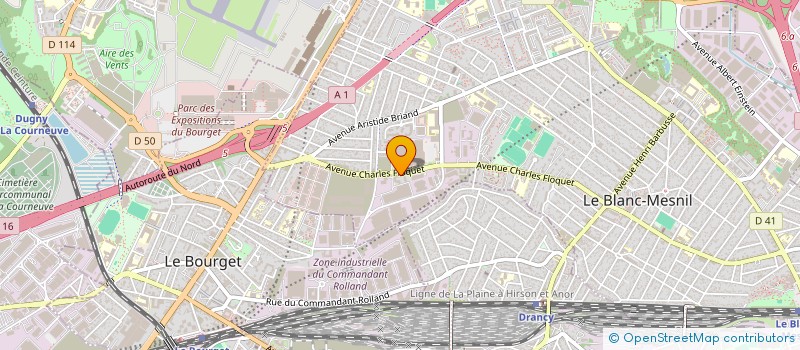 localisation de l'entreprise SCI CHELBI à LE BLANC-MESNIL