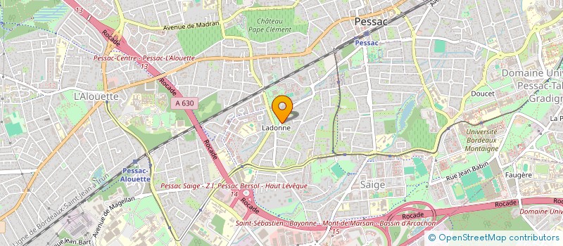 localisation de l'entreprise SCI CHELCO  PESSAC