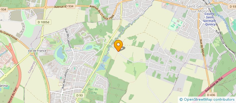 localisation de l'entreprise SCI CHELCOLBERT  SAINT-GERMAIN-SUR-MORIN