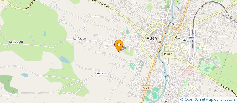 localisation de l'entreprise SCI CHELERE  AUCH