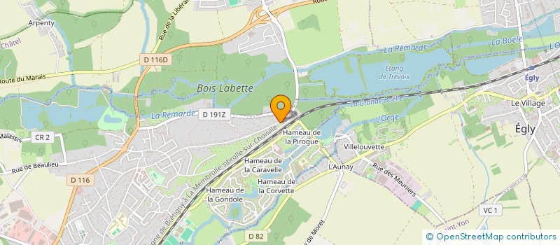 localisation de l'entreprise SCI CHELFABA  BREUILLET