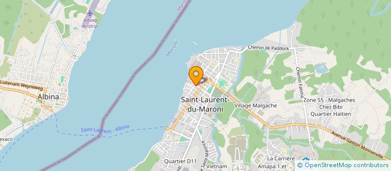 localisation de l'entreprise SCI CHELIM à SAINT-LAURENT-DU-MARONI