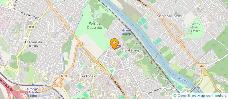 localisation de l'entreprise SCI CHELLAH à EVRY-COURCOURONNES