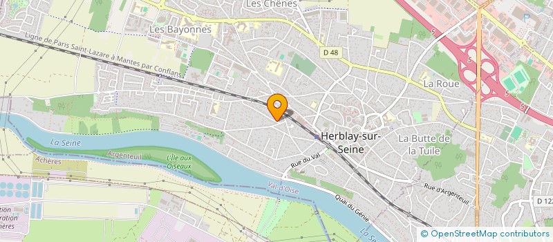 localisation de l'entreprise SCI CHELLESLACHASSE  HERBLAY-SUR-SEINE