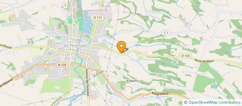 localisation de l'entreprise SCI CHELPIRA à VIC-FEZENSAC