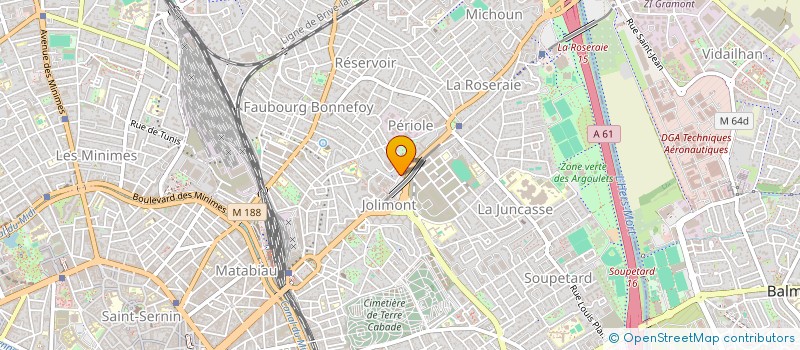 localisation de l'entreprise SCI CHEM-TOV à TOULOUSE
