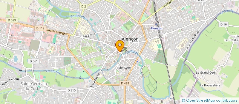 localisation de l'entreprise SCI CHEMA à ALENCON