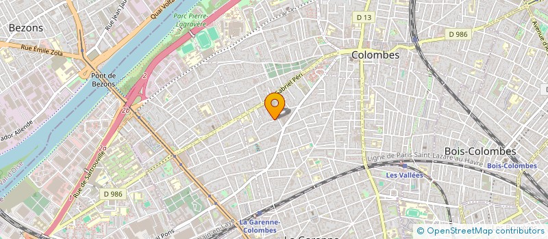 localisation de l'entreprise SCI CHEMALIMMO à COLOMBES