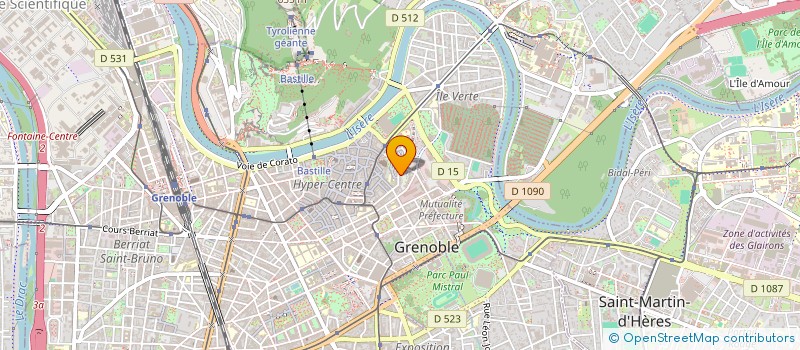 localisation de l'entreprise SCI CHEMAR à GRENOBLE