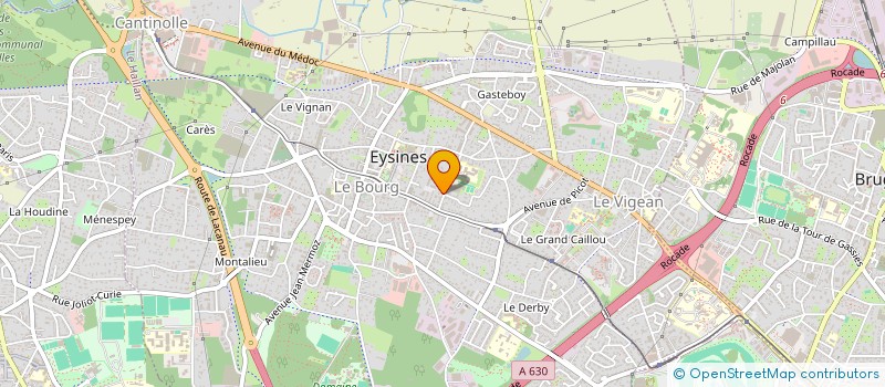 localisation de l'entreprise SCI CHEMIN BIBE  EYSINES