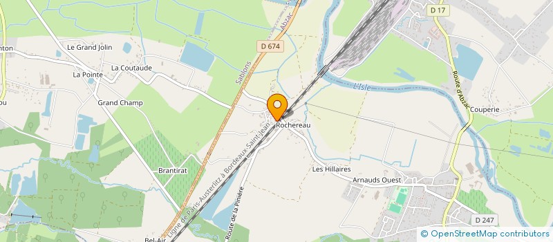 localisation de l'entreprise SCI CHEMIN DE BARRAUD à ABZAC