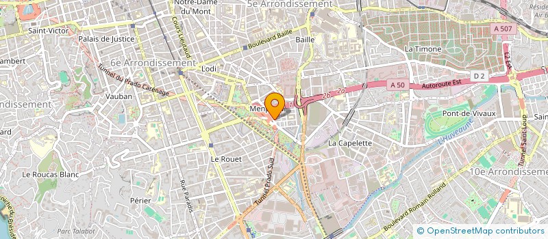 localisation de l'entreprise SCI CHEMIN DE L'ARGILE 43 à MARSEILLE 10EME
