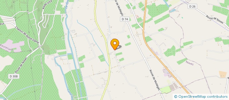 localisation de l'entreprise SCI CHEMIN DE L EAU  NOVES