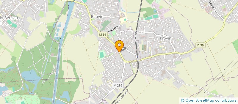 localisation de l'entreprise SCI CHEMIN DE L'EPINOY  BAUVIN