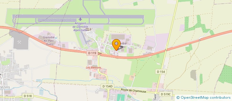 localisation de l'entreprise SCI CHEMIN DE L'OZON  SAINT-ETIENNE-DE-SAINT-GEOIRS