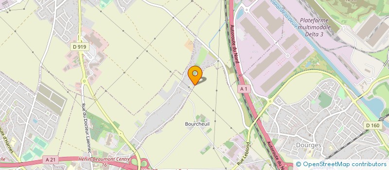 localisation de l'entreprise SCI CHEMIN DE LA BUISSE à HENIN-BEAUMONT