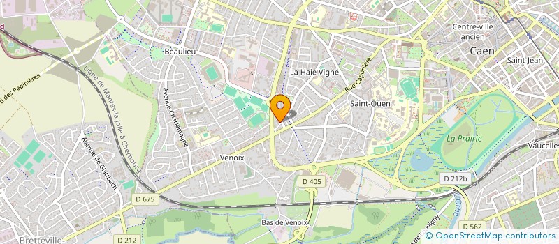 localisation de l'entreprise SCI CHEMIN DE LA HAIE VIGNE à CAEN