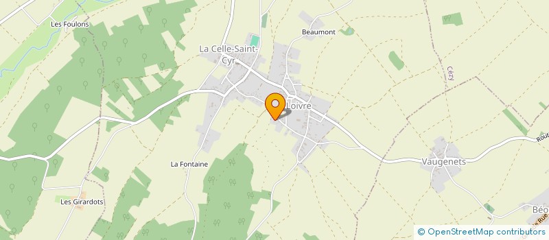 localisation de l'entreprise SCI CHEMIN DE LA PRIERE  LA CELLE-SAINT-CYR