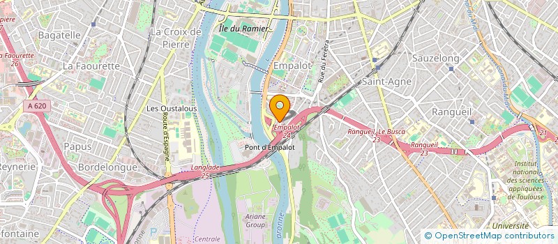 localisation de l'entreprise SCI CHEMIN DE LA RIVIERE à TOULOUSE