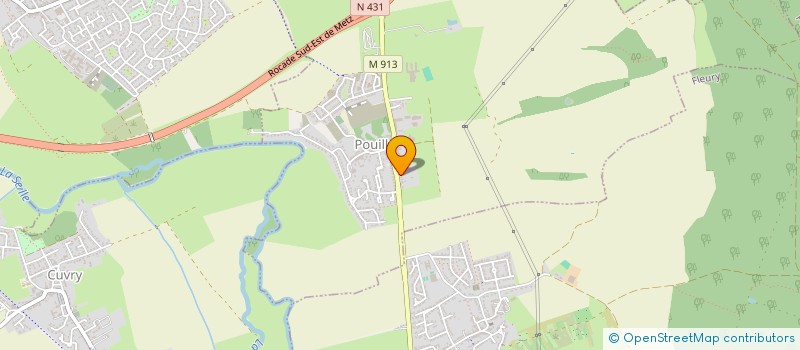 localisation de l'entreprise SCI CHEMIN DE METZ  POUILLY