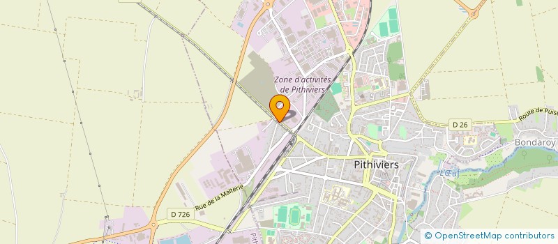 localisation de l'entreprise SCI CHEMIN DE ST MATHURIN  PITHIVIERS