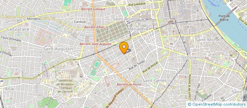 localisation de l'entreprise SCI CHEMIN DE SUZON  BORDEAUX